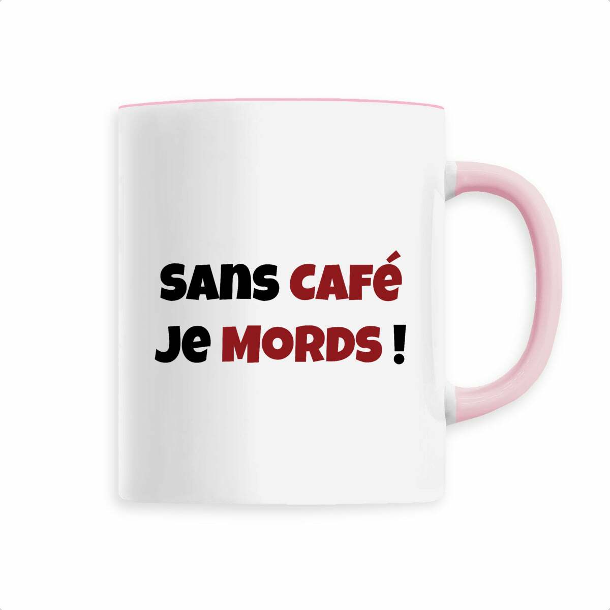 ☕ Mug "Sans Café, Je Mords !" – Pour les lève-tard pas câlins